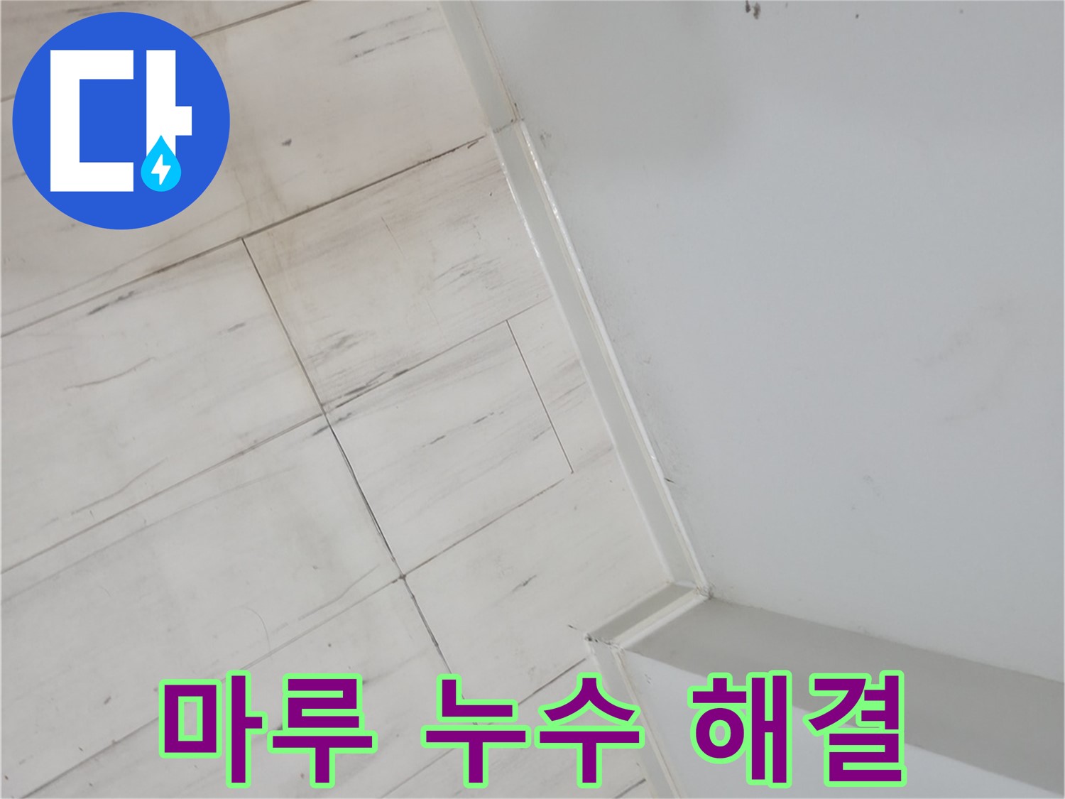 신림동 빌라 젖은 마루 누수 고민 해결