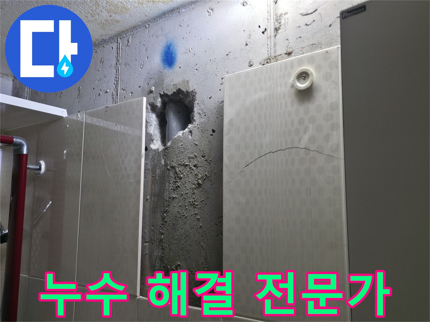 성북구 스카이힐스테이 욕실 누수 - 누수 해결 전문가의 꼼꼼한 점검 모습입니다.