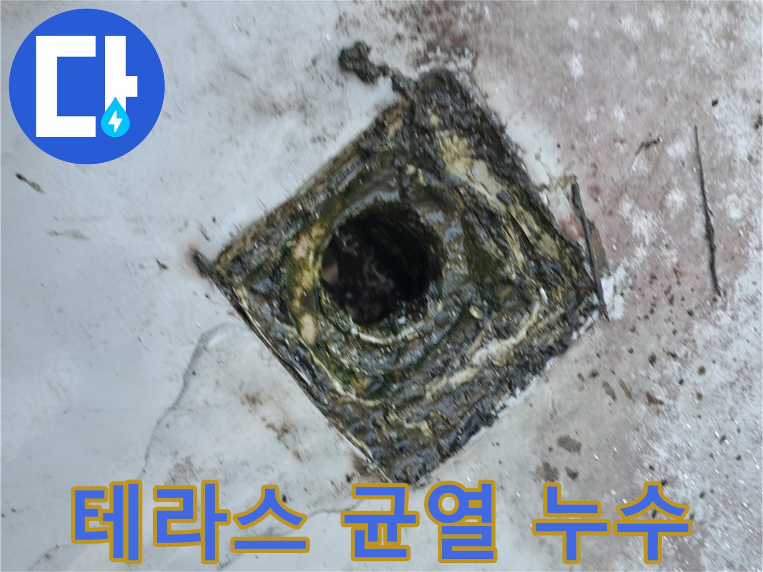 독산동 테라스 균열로 인한 빗물 침투 - 정밀 탐지와 완벽한 보수