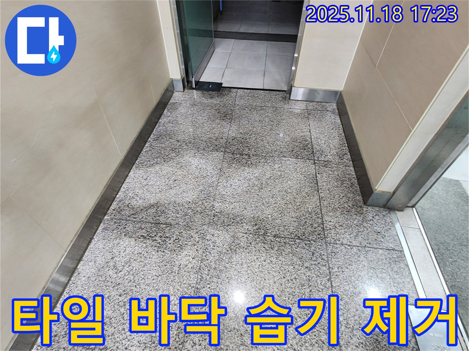 포천 내촌에서 발생한 타일 바닥 습기 - 누수탐지 전문 업체가 습기를 제거하고 쾌적한 환경을 조성합니다.