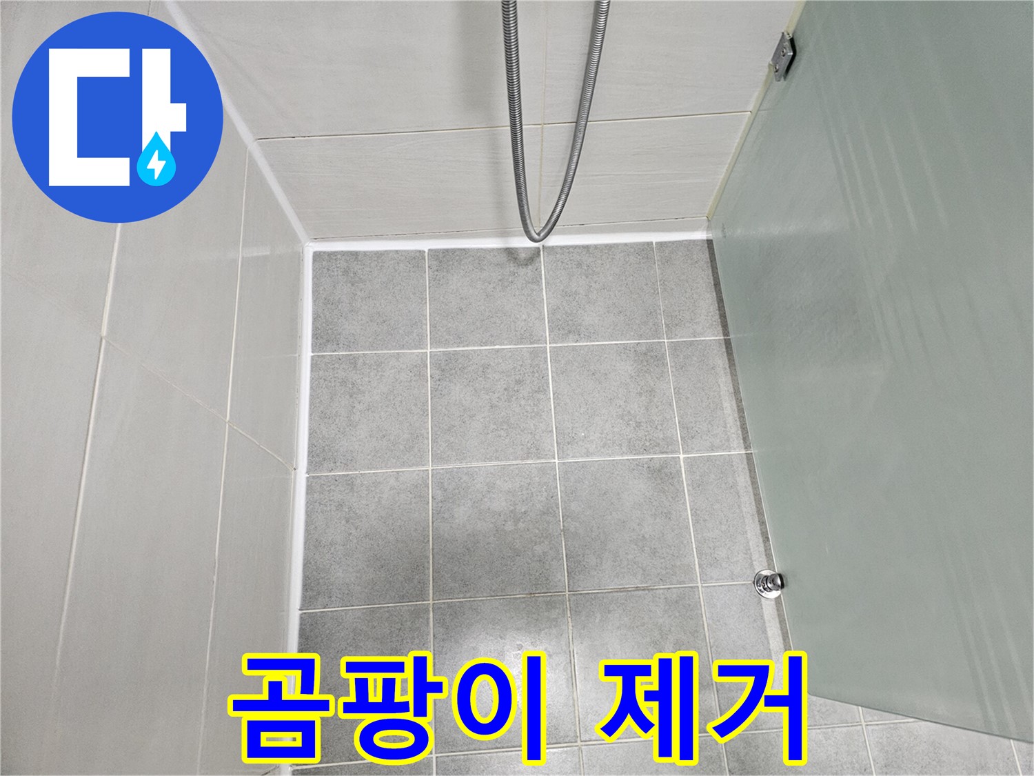 마포 도화동 현대1차 아파트 욕실 곰팡이 제거 및 실리콘 재시공 - 깨끗하게 해결!