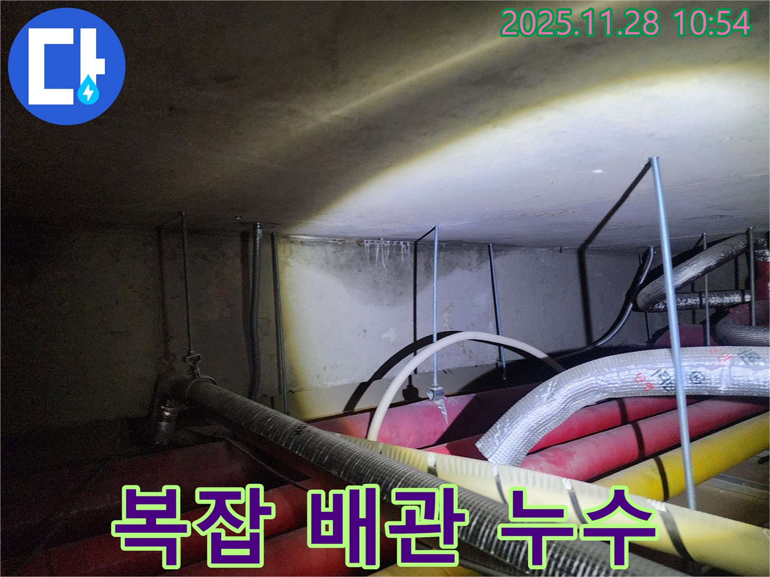 포천시 신북면 금동리 - 복잡한 배관 속 숨은 누수 찾기, 꼼꼼한 점검이 중요!