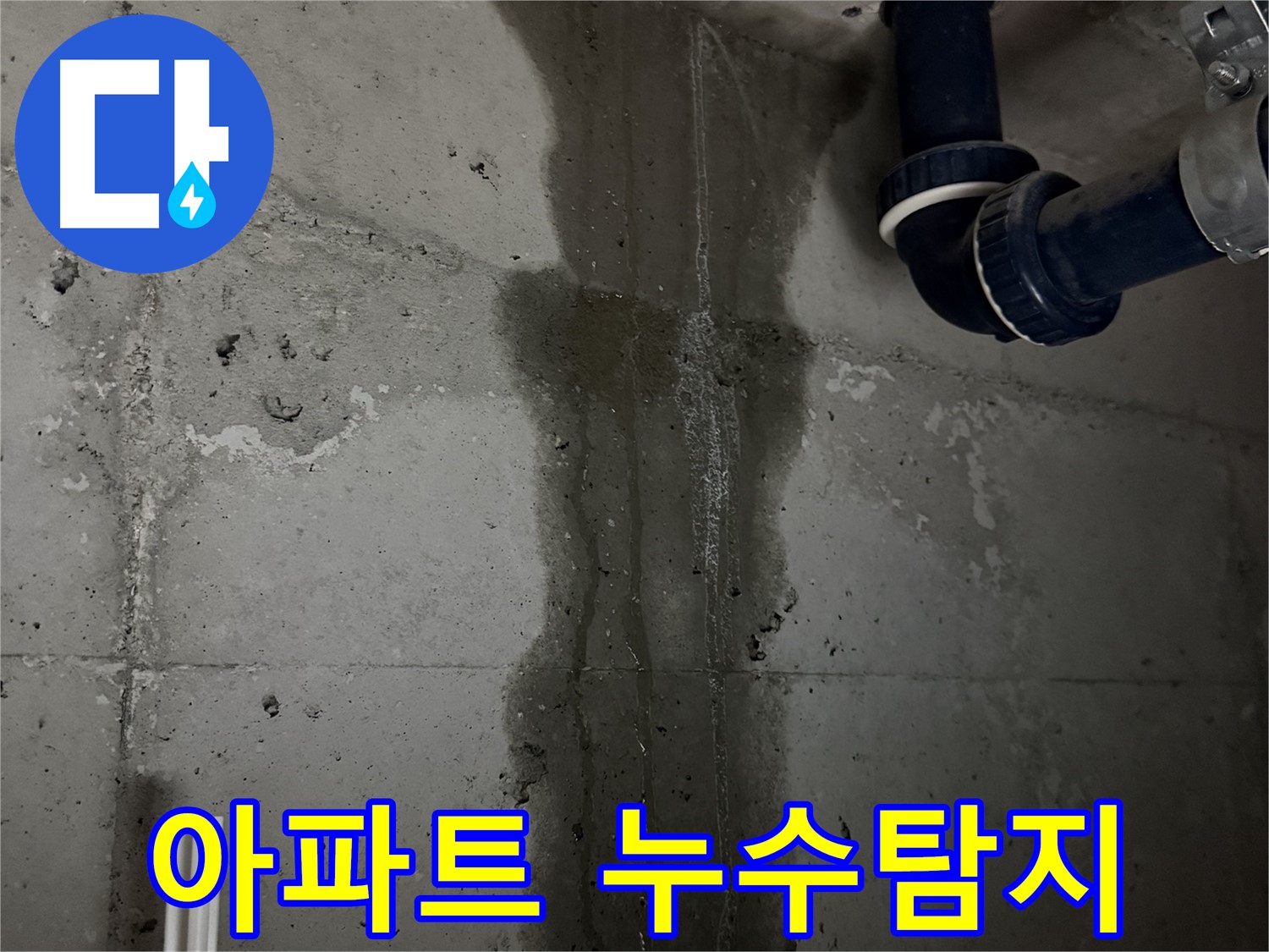 지행동 동양엔파트 아파트 누수탐지 현장 - 누수 전문가의 정확한 진단