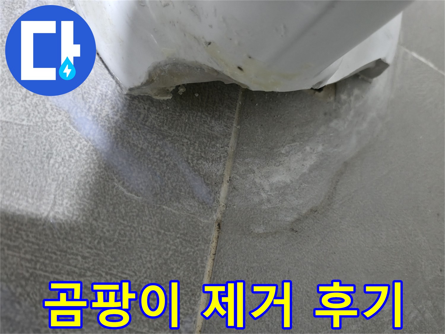 마포구 중동 건영아파트 욕조 하단 타일 백화현상 - 누수 초기 증상 여부 진단
