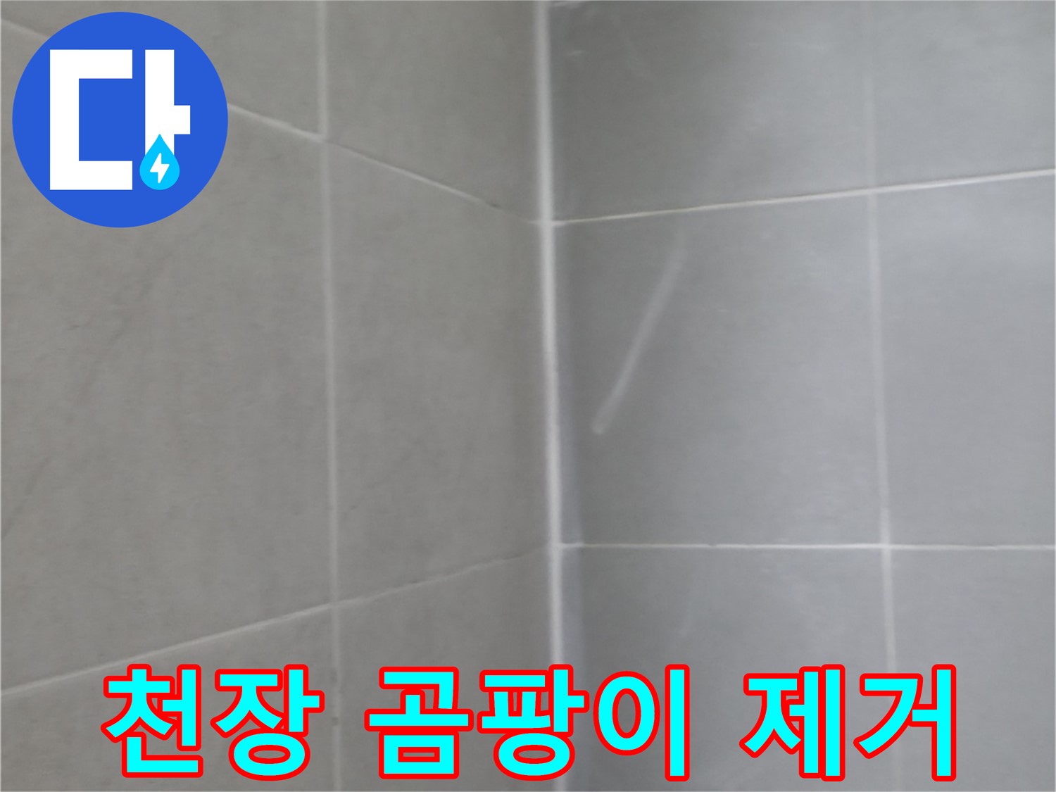 향남 욕실 천장 타일 곰팡이 제거 - 곰팡이 없는 깨끗한 욕실을 만들어 드립니다.