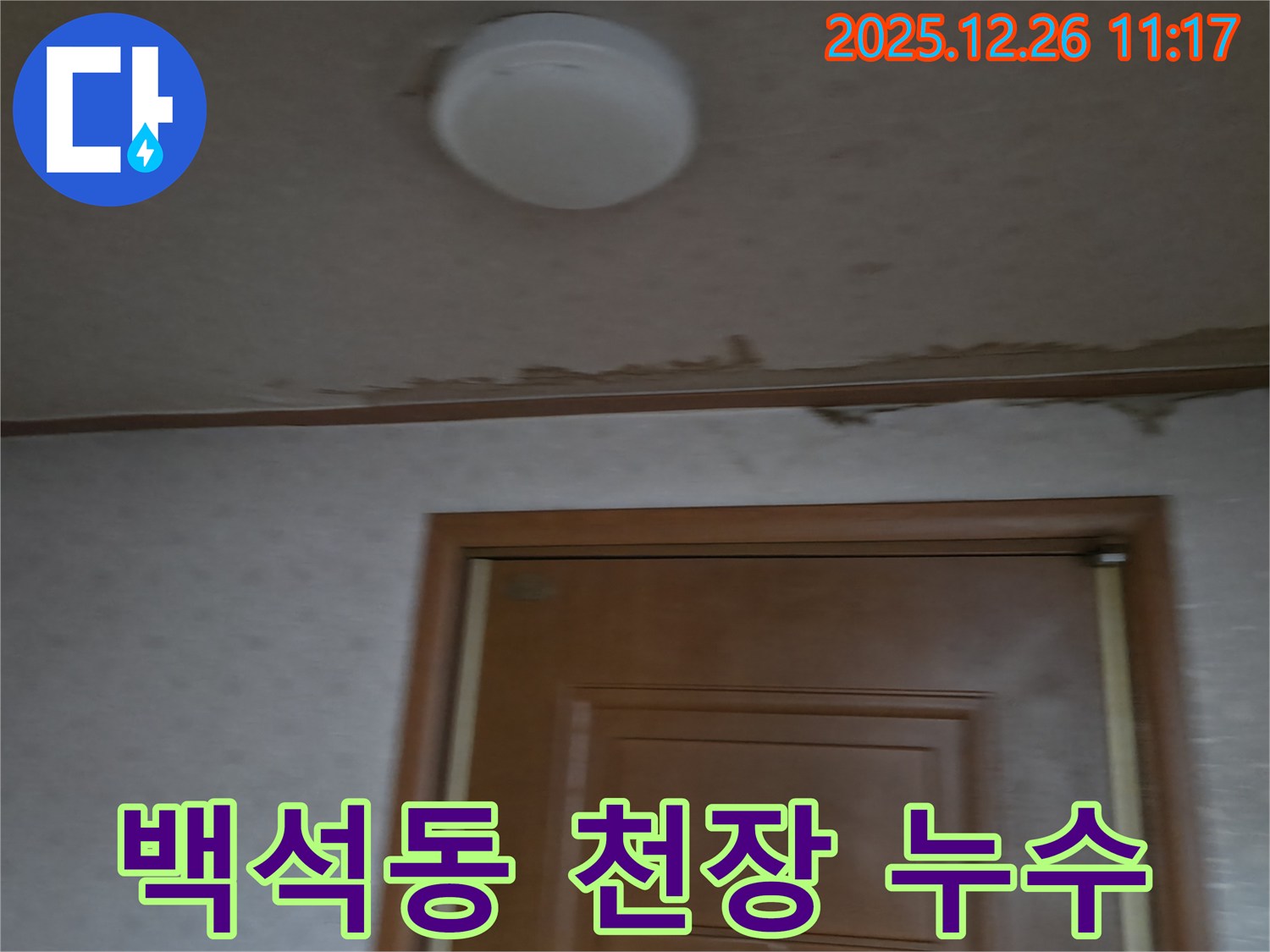 백석동 천장 누수 - 누수탐지부터 완벽한 공사까지 책임지는 누수 전문 업체