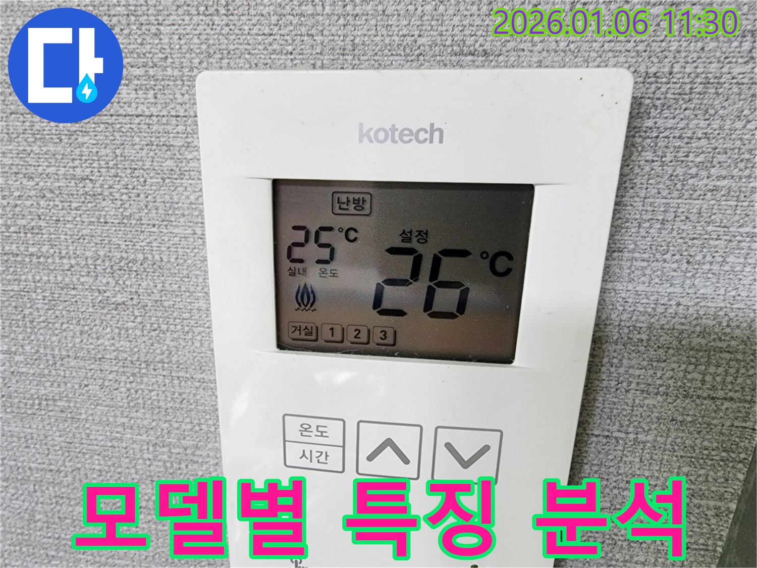 중계1동 누수 현장에서 난방 온도 조절기의 모델별 특징을 분석하여 최적의 해결 방안을 모색하고 있습니다.