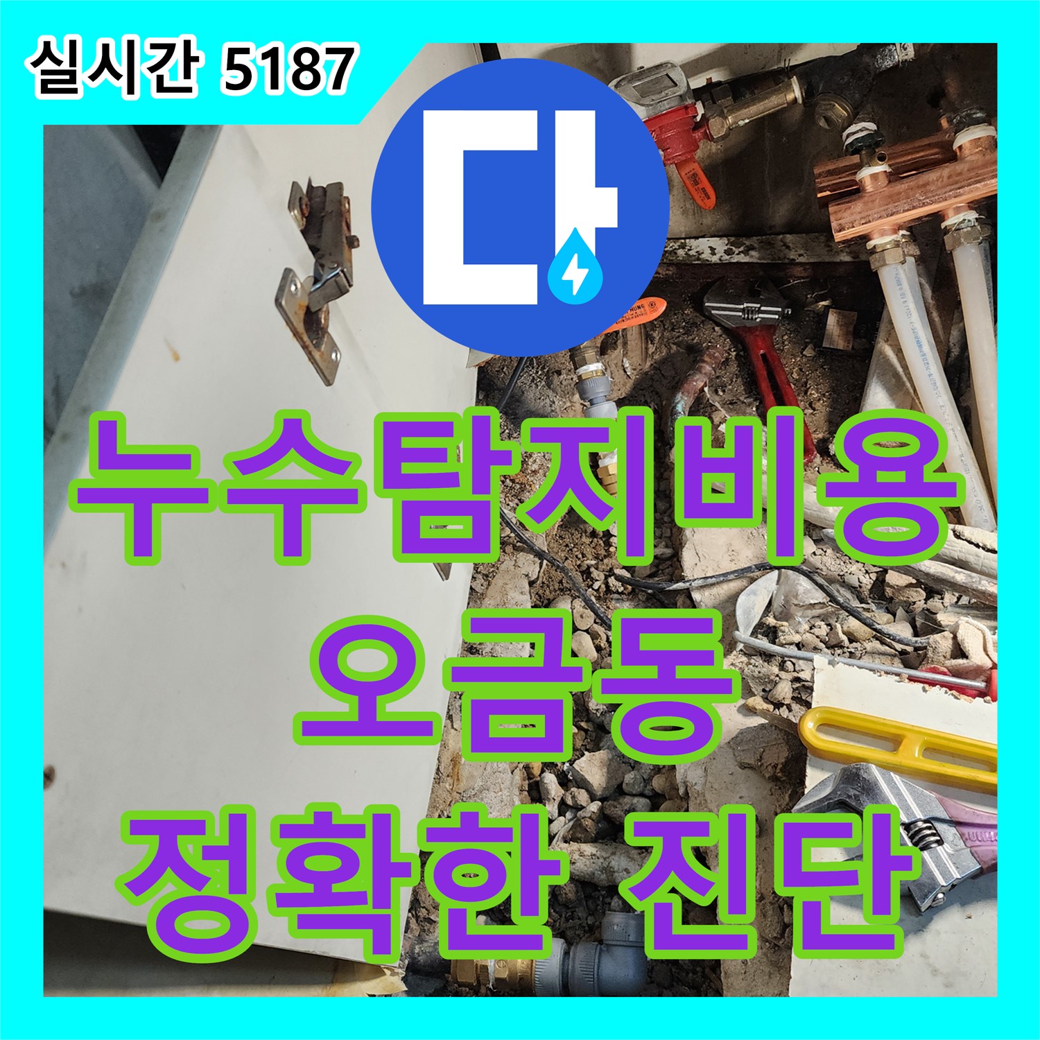 오금동 누수탐지비용, 합리적인 가격으로 정확한 진단 약속!
