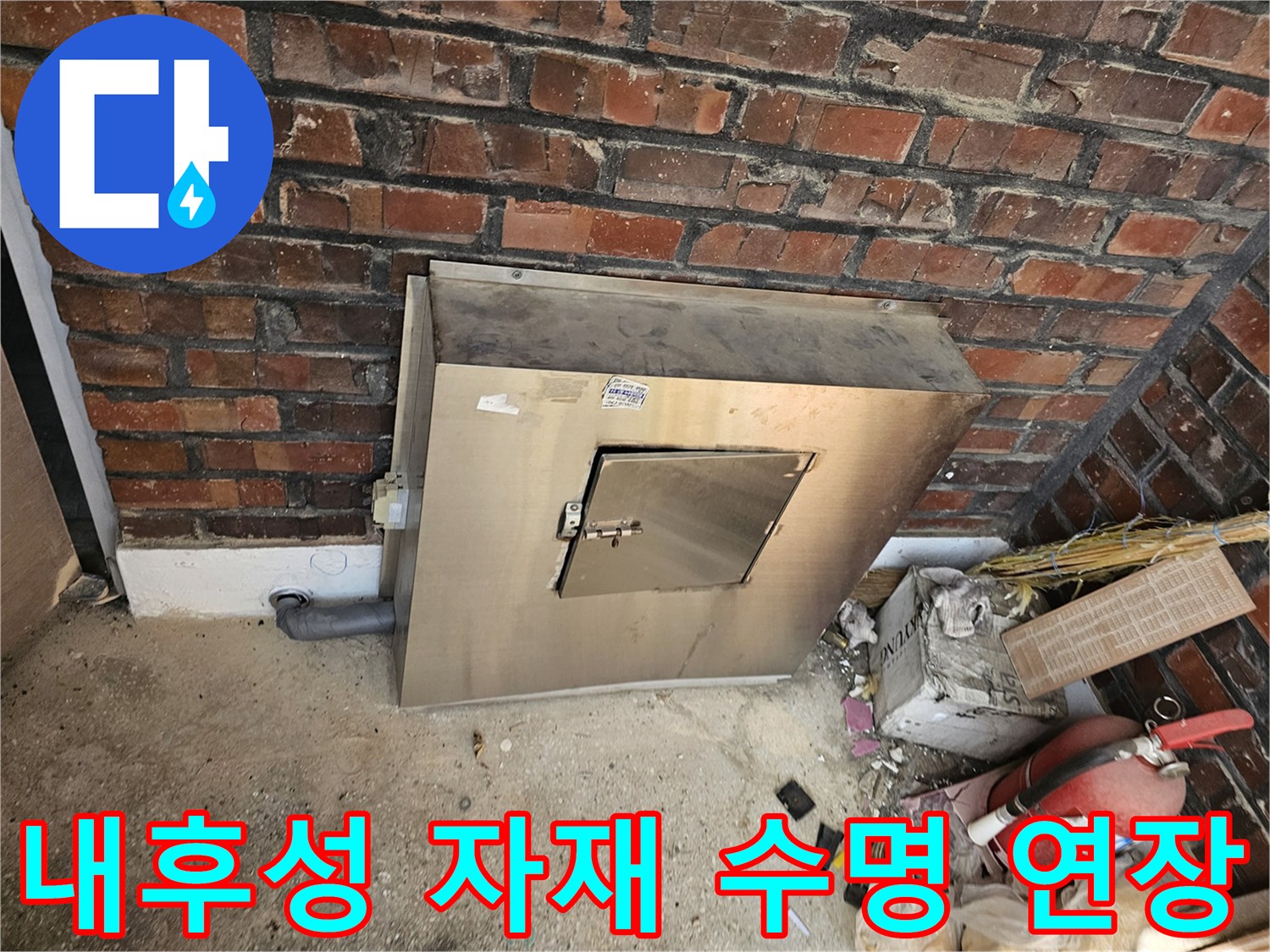 진건오남로 성심아트빌라의-외부 배관에-내후성 자재가 사용되어-수명이 연장된 모습입니다-햇빛과 비에도 강한-고품질 자재로 시공되었습니다.