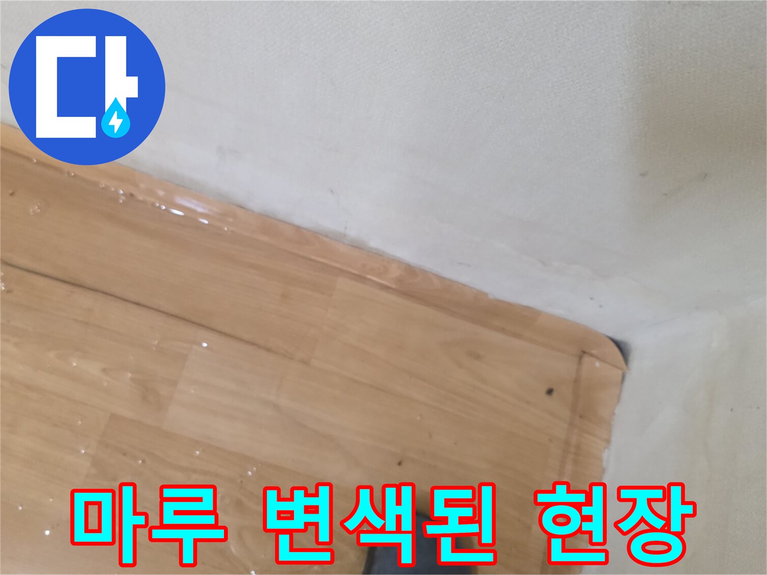 송파구-아파트-거실-마루-변색-현장-사진