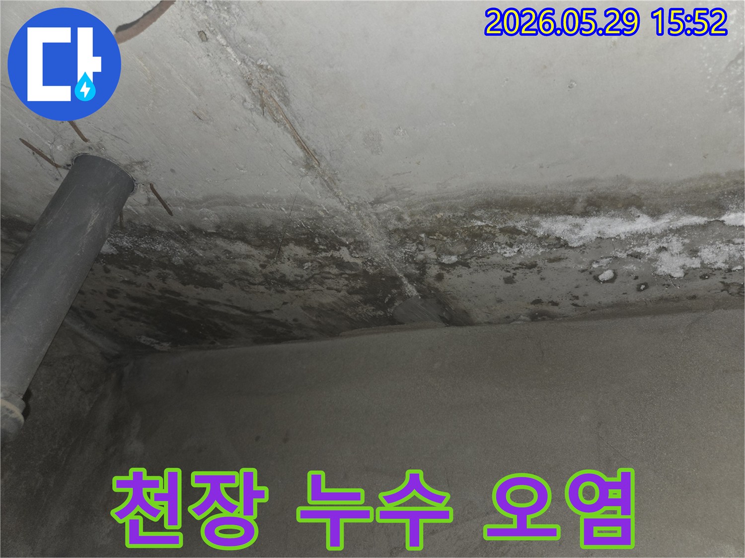 노원구-상계주공7단지-아파트-누수로-인한-천장-오염-현장을-정밀하게-진단하는-모습