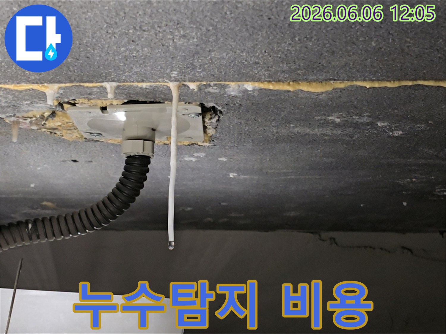천장에서-물이-새는-누수-현장을-전문가가-탐지하고-합리적인-비용을-제시하는-모습