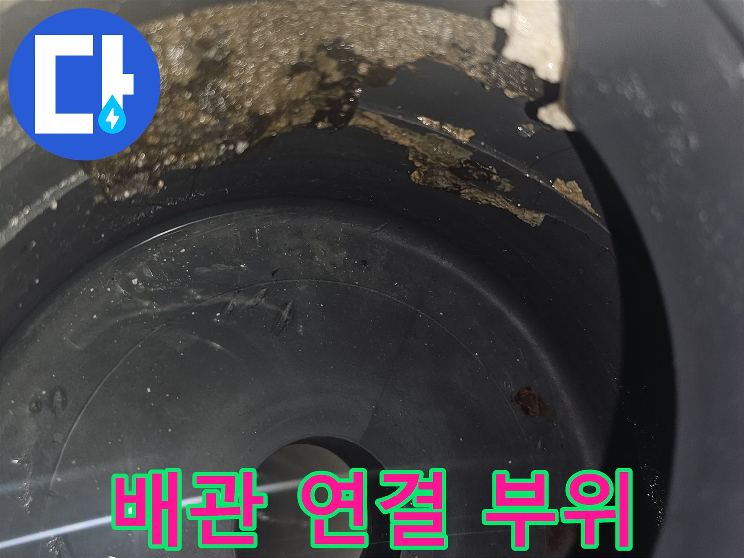 배관-주변-이물질-및-틈새-발견