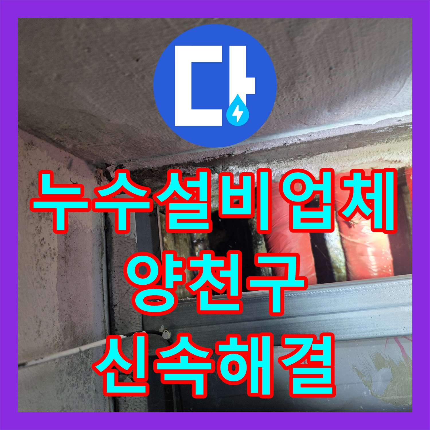누수설비업체 주방 트렌치 주변 결함으로 인한 지하층 누수를 해결한 서울 양천구 사례