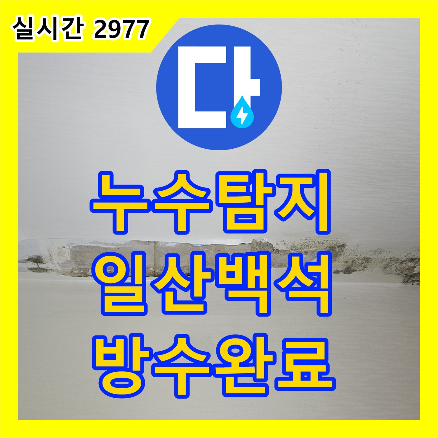 누수탐지 아랫집 화장실 천장에서 물이 새는 원인을 정밀 진단하고 방수 보수를 진행한 사례입니다 경기도 고양시 일산동구 백석동