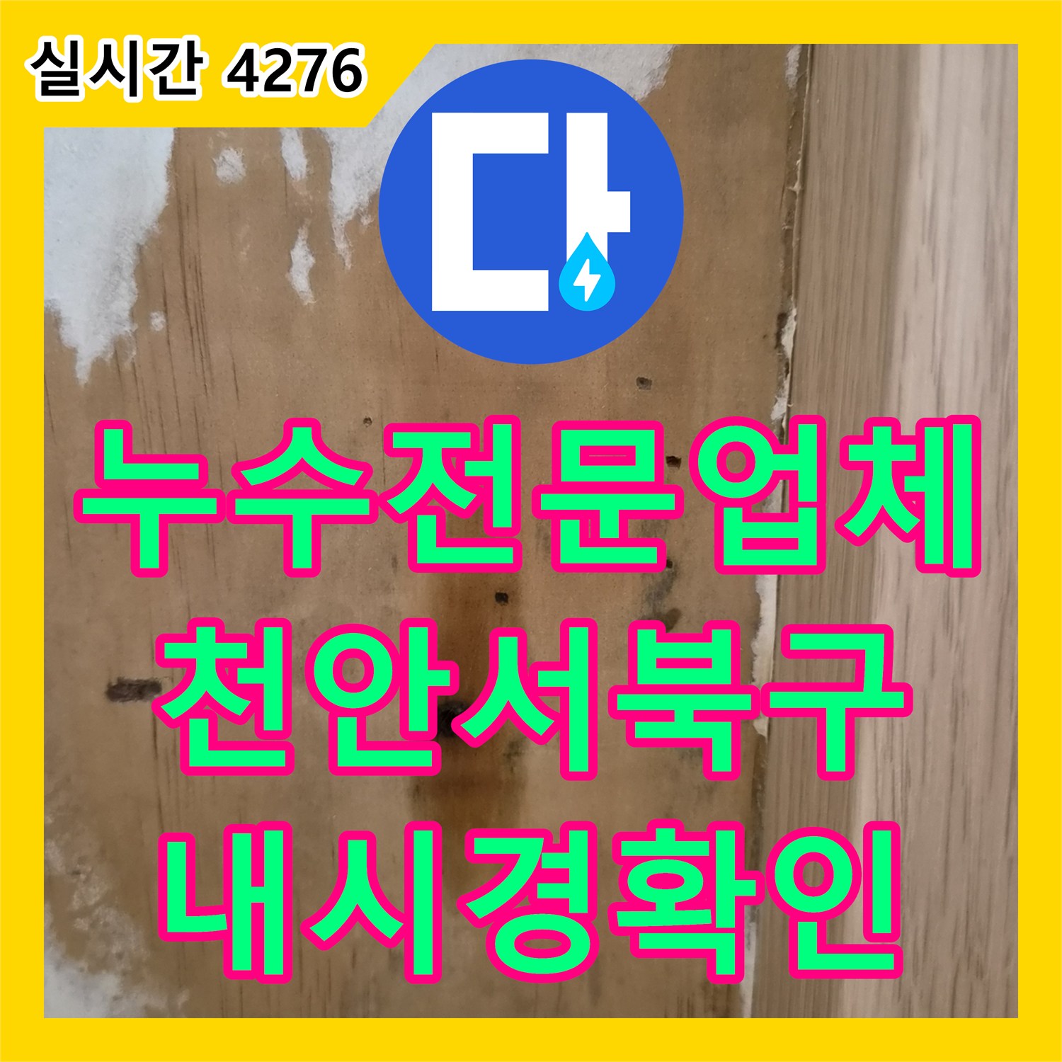 누수전문업체 결로인지 누수인지 헷갈리는 안방 천장 물샘 증상을 내시경으로 확인한 천안시 서북구 불당동 현장