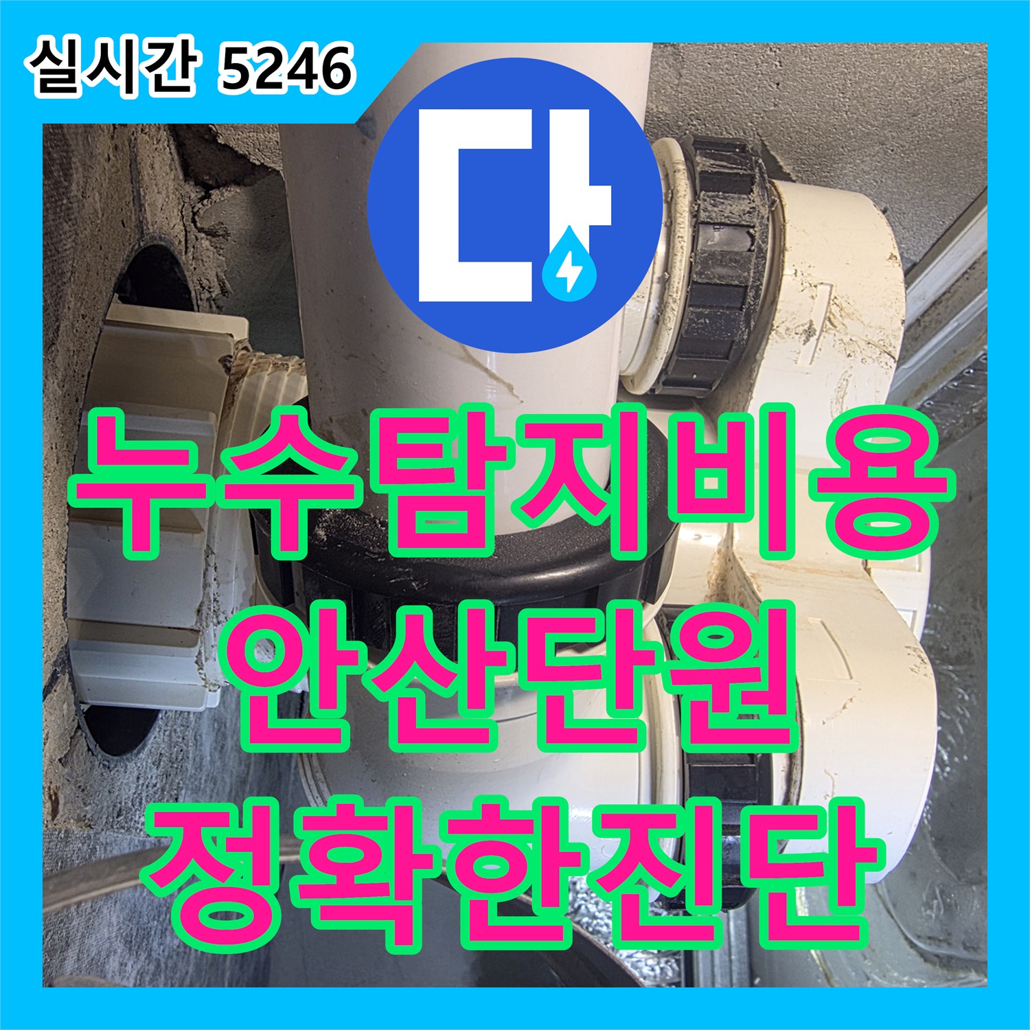 누수탐지비용 발생 전 육안 검사와 전문 장비를 통한 화장실 누수 원인 분석 경기 안산시 단원구 선부동