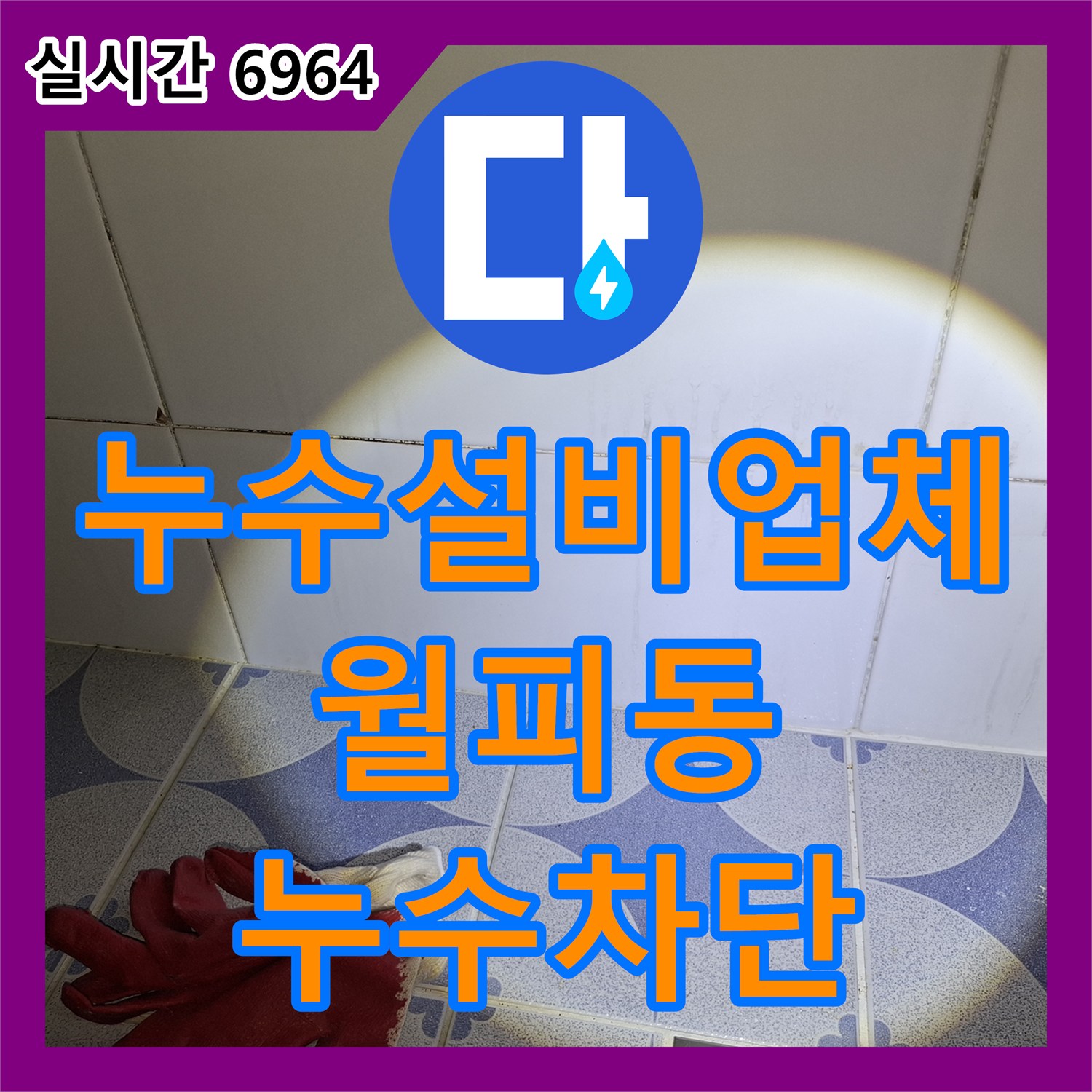누수설비업체 타 업체가 못 찾은 안방 화장실 벽면 누수를 내시경 정밀 진단으로 해결한 경기 안산시 상록구 월피동 사례